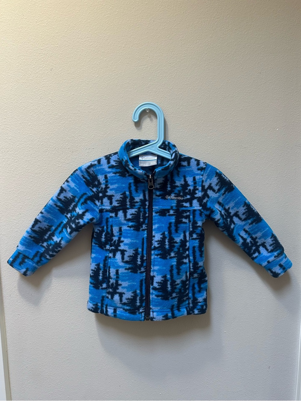 Columbia Blue Camo Fleece Jacket